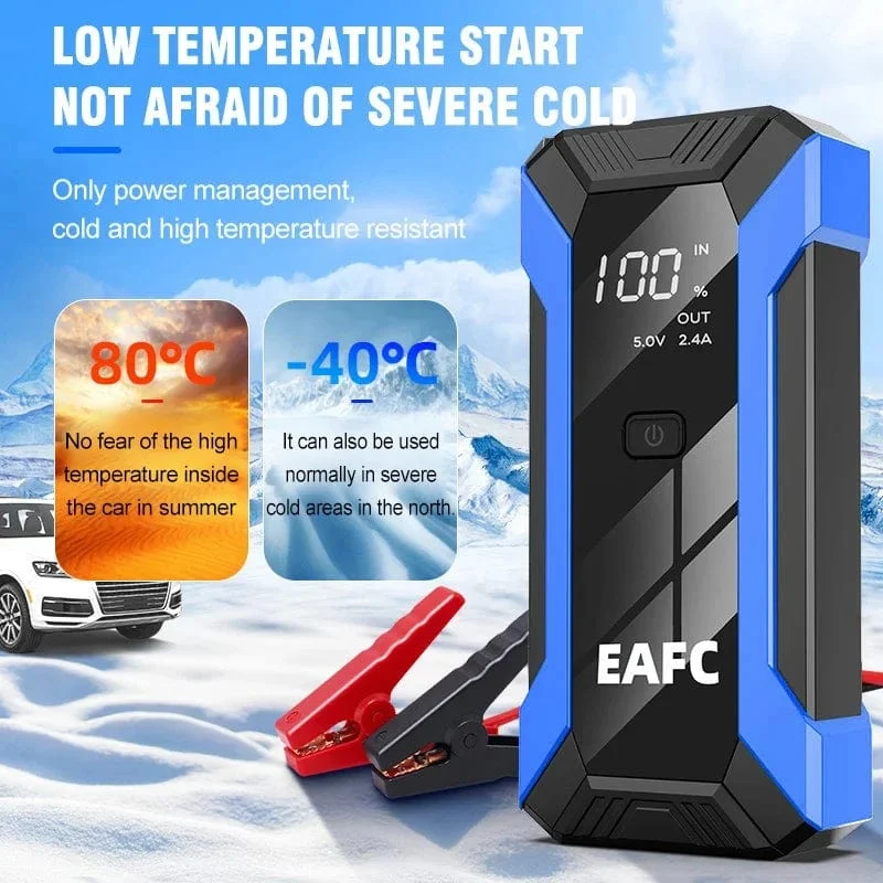 Power Bank 2000A/1200A/600A 12V Autobatterie Starthilfe Tragbares Ladegerät Auto Booster Auto Startgerät Notfallstarter