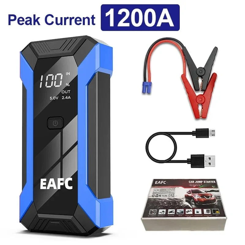 Power Bank 2000A/1200A/600A 12V Autobatterie Starthilfe Tragbares Ladegerät Auto Booster Auto Startgerät Notfallstarter