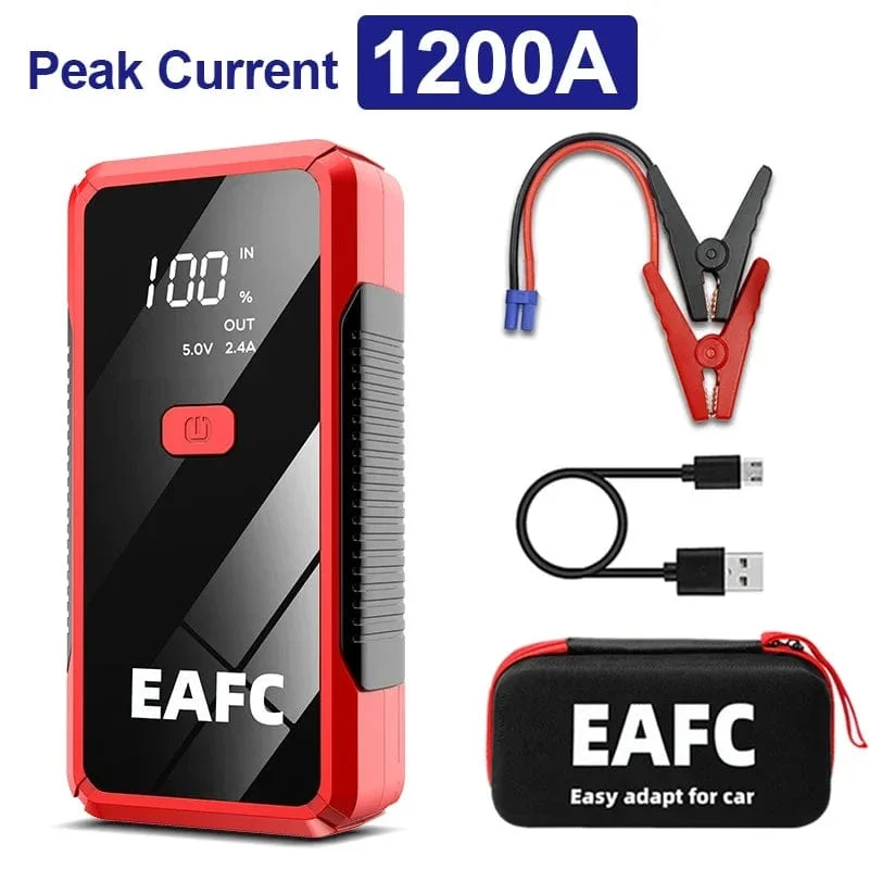 Power Bank 2000A/1200A/600A 12V Autobatterie Starthilfe Tragbares Ladegerät Auto Booster Auto Startgerät Notfallstarter