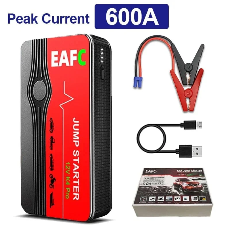 Power Bank 2000A/1200A/600A 12V Autobatterie Starthilfe Tragbares Ladegerät Auto Booster Auto Startgerät Notfallstarter