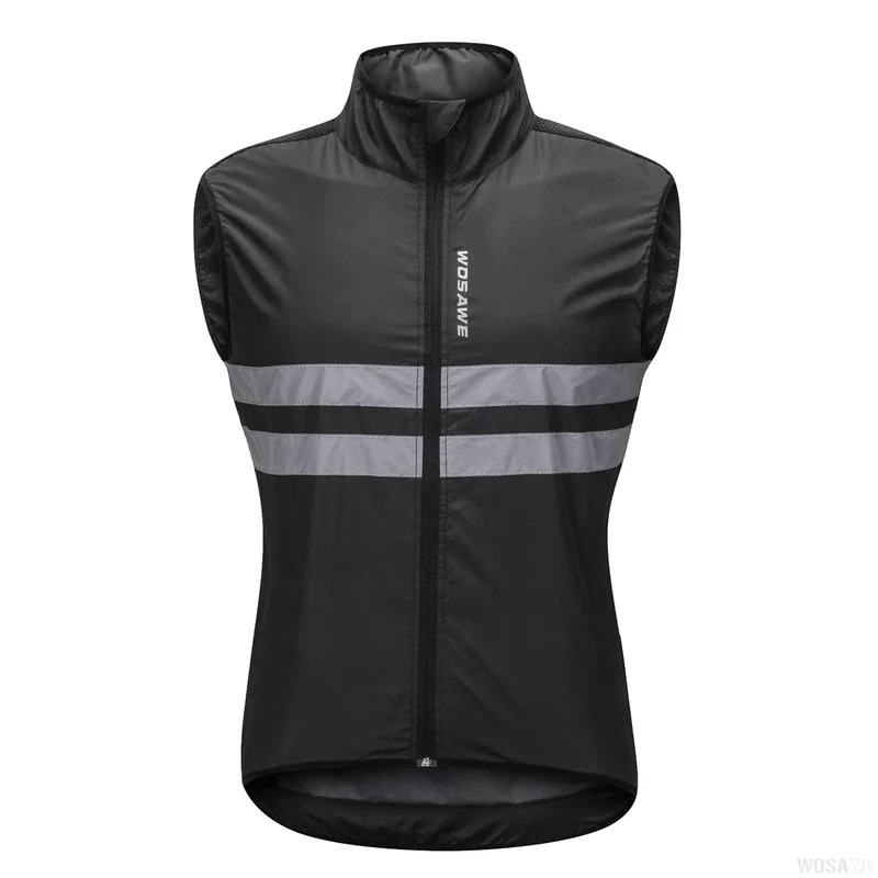 WOSAWE Fahrradjacke Herren, winddicht, wasserdicht, reflektierend, ultraleicht, MTB, Mountainbike, Windjacken, Fahrrad-Windjacke