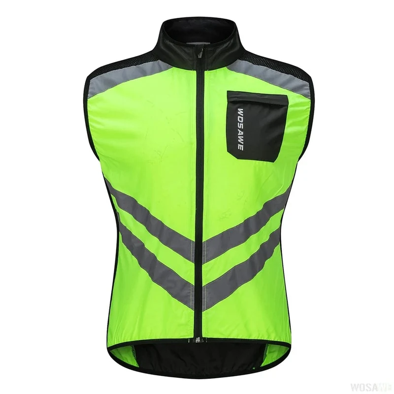 WOSAWE Fahrradjacke Herren, winddicht, wasserdicht, reflektierend, ultraleicht, MTB, Mountainbike, Windjacken, Fahrrad-Windjacke