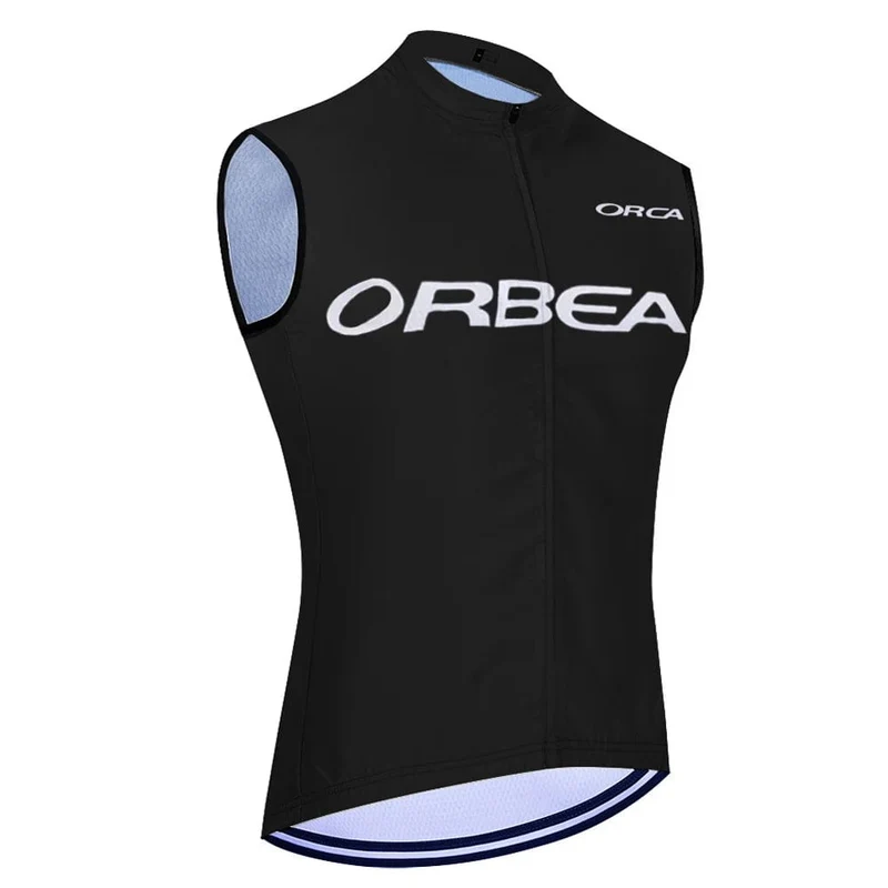 2024 ORBEA ORCA Fahrradweste Quick Dry Cycling Team Jersey Windjacke Männer Sommer Ropa Ciclismo Ärmelloses Fahrradtrikot T-Shirt