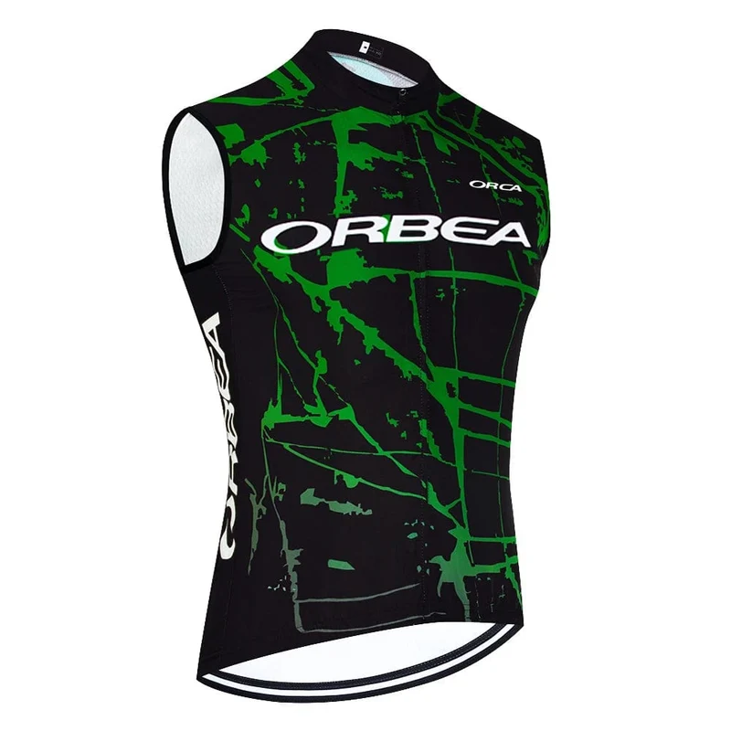 2024 ORBEA ORCA Fahrradweste Quick Dry Cycling Team Jersey Windjacke Männer Sommer Ropa Ciclismo Ärmelloses Fahrradtrikot T-Shirt