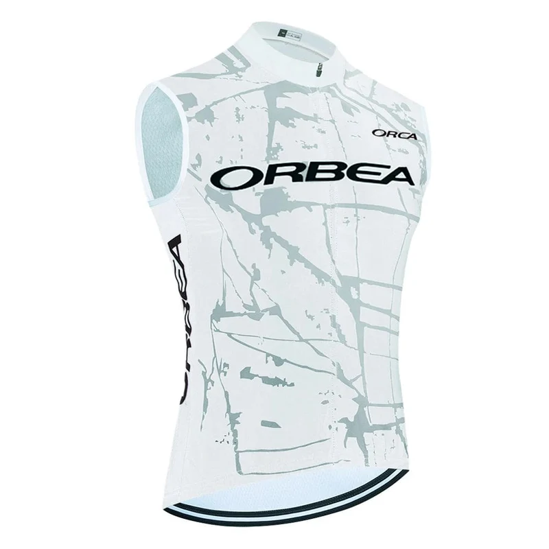 2024 ORBEA ORCA Fahrradweste Quick Dry Cycling Team Jersey Windjacke Männer Sommer Ropa Ciclismo Ärmelloses Fahrradtrikot T-Shirt