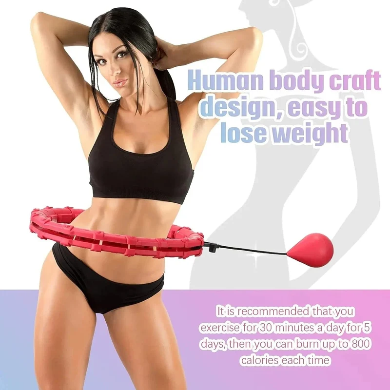 Fitness-Hoop-Gewichte zum Trainieren zu Hause, Sport, Unterhaltung, Sportausrüstung, Hulahp zum Abnehmen, Gym-Ring, tragbarer Körper
