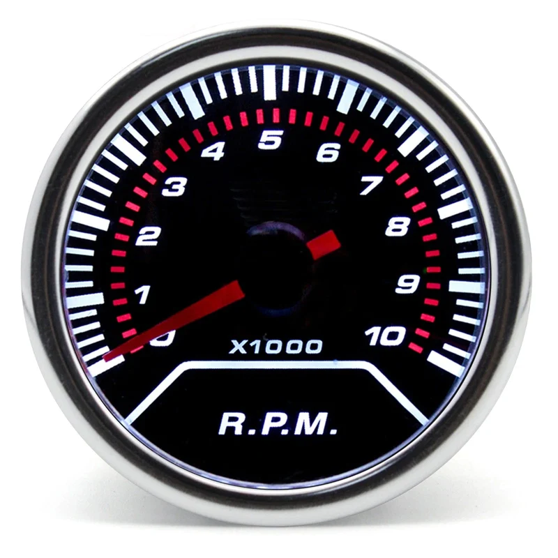 2 "52mm Universal 12V LED Smoke Len -1 ~ 0 ~ 2 BAR Turbo Boost Gauge Meter/Turbo Boost Meter mit weißer LED-Hintergrundbeleuchtung für 12V Auto