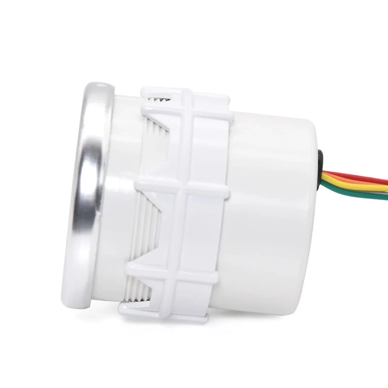 2 "52mm Universal 12V LED Smoke Len -1 ~ 0 ~ 2 BAR Turbo Boost Gauge Meter/Turbo Boost Meter mit weißer LED-Hintergrundbeleuchtung für 12V Auto
