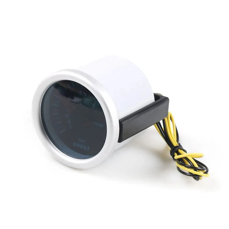 Dynoracing 2" 52mm getönte Linse Ladedruckanzeige bar psi Vakuum Wassertemperatur Öltemperatur Öldruck Voltmeter Kraftstoffstand Drehzahlmesser Drehzahlmesser
