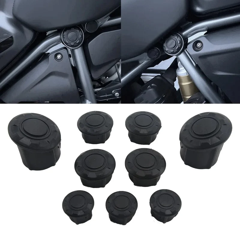 Für BMW R1200GS R 1200 GS LC Abenteuer ADV R1250GS R 1250 GS Abenteuer 2014-2020 2021 2019 Motorrad Rahmen loch Kappen Abdeckung Stecker
