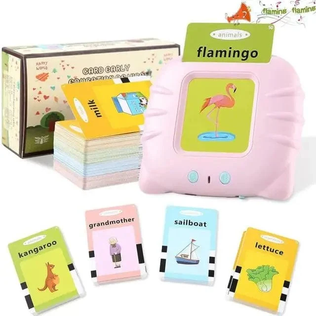Kinder lernen Englisch Spielzeug Frühe intelligente Bildung Audio Elektronisches Buch Flash Card Lesemaschine Montessori Lernspielzeug Buch