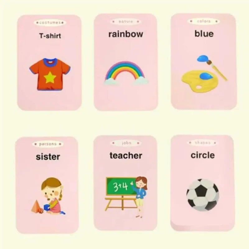 Kinder lernen Englisch Spielzeug Frühe intelligente Bildung Audio Elektronisches Buch Flash Card Lesemaschine Montessori Lernspielzeug Buch
