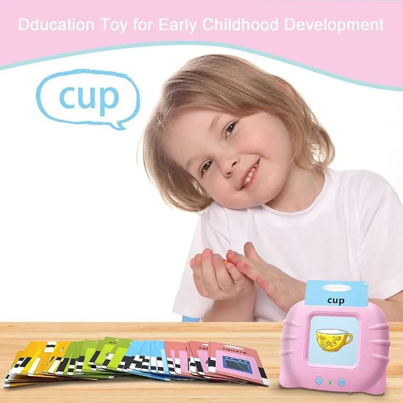 Kinder lernen Englisch Spielzeug Frühe intelligente Bildung Audio Elektronisches Buch Flash Card Lesemaschine Montessori Lernspielzeug Buch