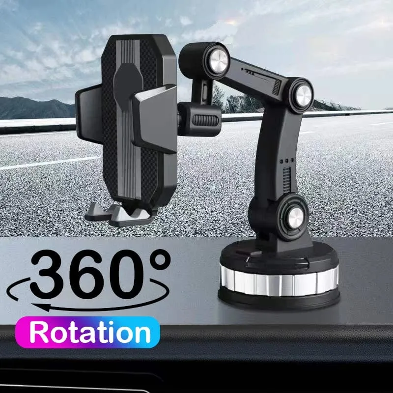 360 drehbarer Handy-Autotelefonhalter Fester stoßfester mobiler Ständer mit großer GPS-Unterstützung für iPhone Xiaomi Samsung Zubehör