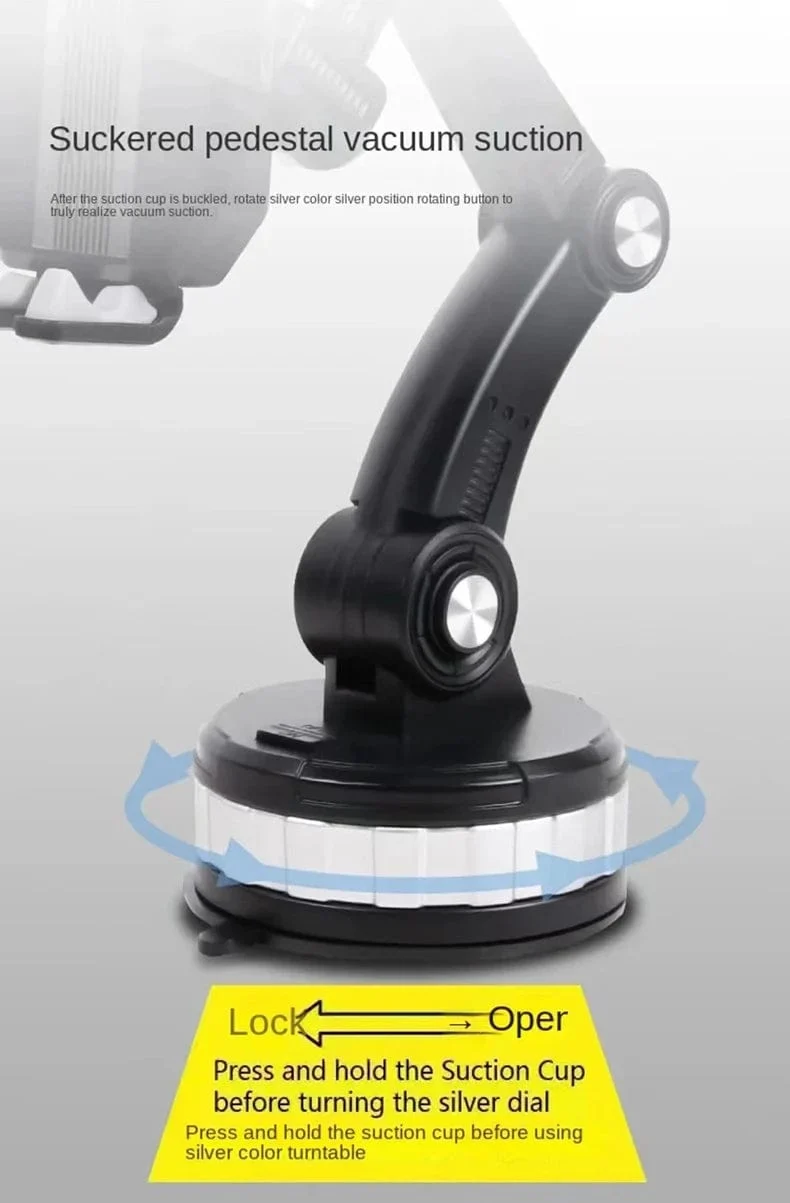 360 drehbarer Handy-Autotelefonhalter Fester stoßfester mobiler Ständer mit großer GPS-Unterstützung für iPhone Xiaomi Samsung Zubehör