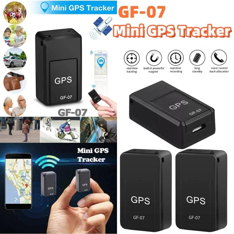 Mini GF07 Magnetischer Auto-Tracker GPS Echtzeit-Tracking-Ortungsgerät Magnetischer GPS-Tracker Echtzeit-Fahrzeugortung Haustier-Tracker