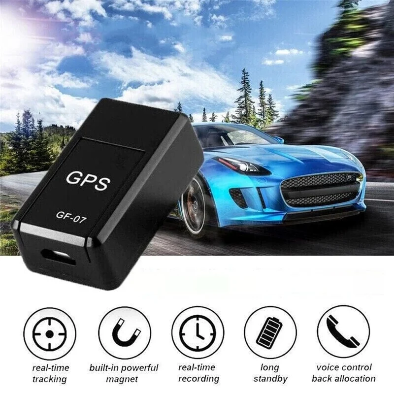 Mini GF07 Magnetischer Auto-Tracker GPS Echtzeit-Tracking-Ortungsgerät Magnetischer GPS-Tracker Echtzeit-Fahrzeugortung Haustier-Tracker