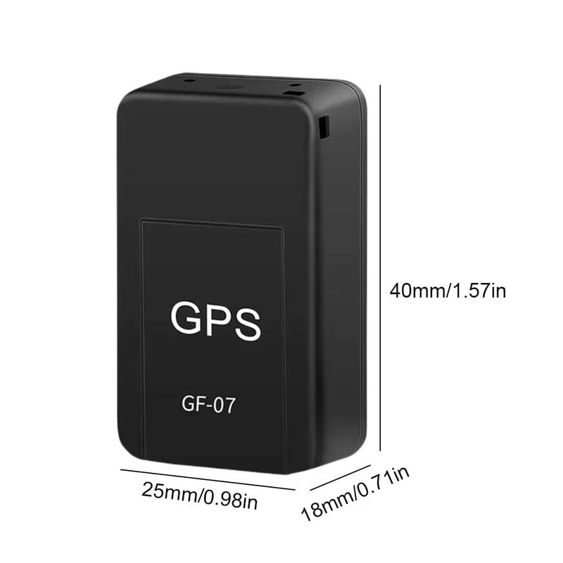 Mini GF07 Magnetischer Auto-Tracker GPS Echtzeit-Tracking-Ortungsgerät Magnetischer GPS-Tracker Echtzeit-Fahrzeugortung Haustier-Tracker