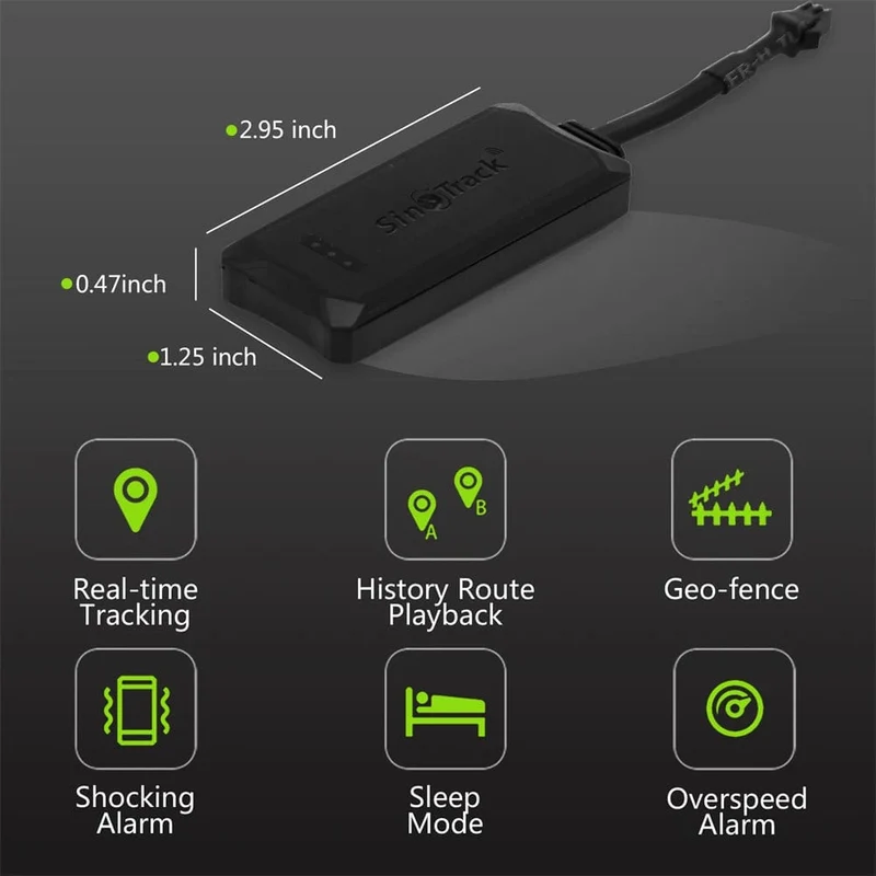 SinoTrack Mini GPS Tracker GSM ST-900 für Auto Motorrad mit Fahrzeug Kostenlose Web-App