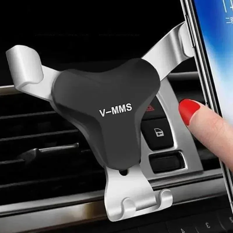 Schwerkraft-Autohalter Auto-Entlüftungshalterung Clip-Halterung Handyhalter Kein magnetischer GPS-Handyständer für iPhone 15 Xiaomi Samsung