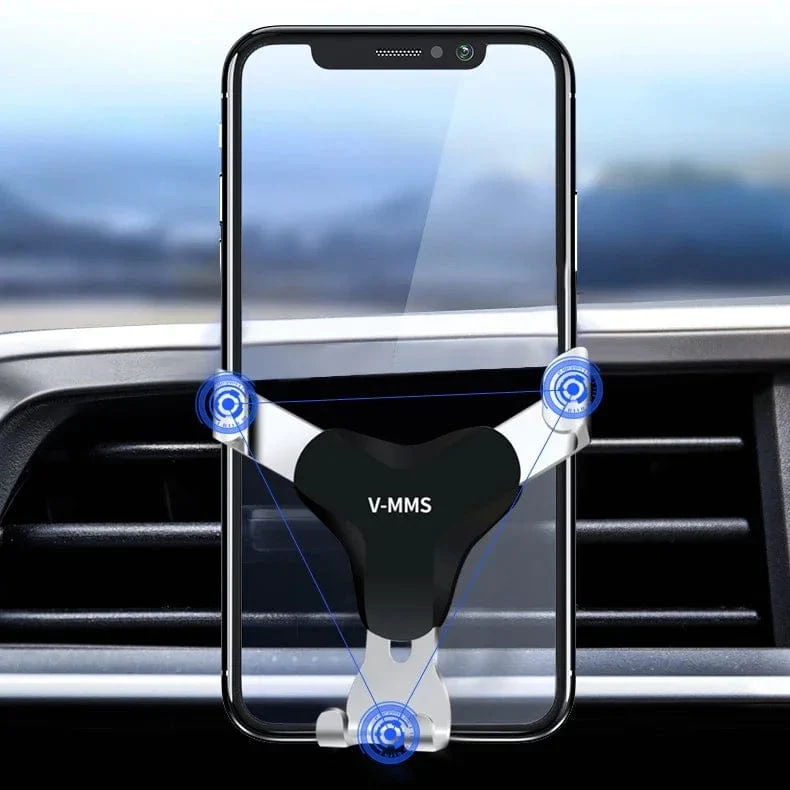 Schwerkraft-Autohalter Auto-Entlüftungshalterung Clip-Halterung Handyhalter Kein magnetischer GPS-Handyständer für iPhone 15 Xiaomi Samsung
