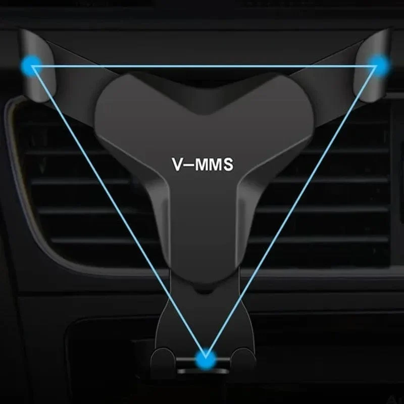 Schwerkraft-Autohalter Auto-Entlüftungshalterung Clip-Halterung Handyhalter Kein magnetischer GPS-Handyständer für iPhone 15 Xiaomi Samsung