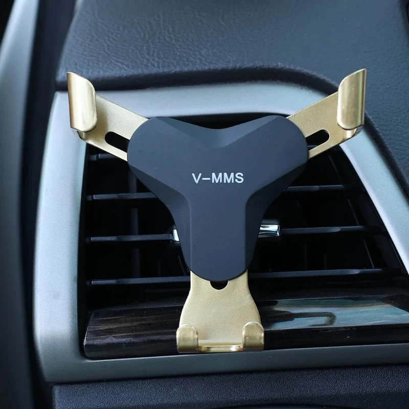Schwerkraft-Autohalter Auto-Entlüftungshalterung Clip-Halterung Handyhalter Kein magnetischer GPS-Handyständer für iPhone 15 Xiaomi Samsung