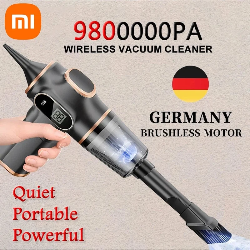 Xiaomi Autostaubsauger Hochleistungs-Staubsauger mit starker Saugkraft Tiefenreinigung Handstaubsauger Trocken- und Nassstaubsauger für Zuhause