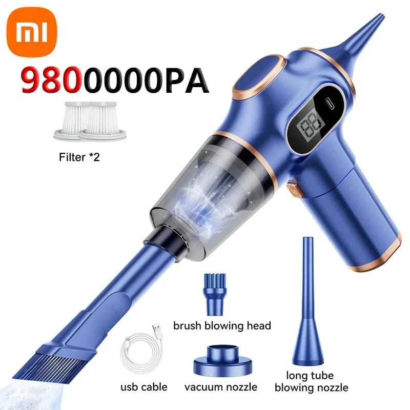 Xiaomi Autostaubsauger Hochleistungs-Staubsauger mit starker Saugkraft Tiefenreinigung Handstaubsauger Trocken- und Nassstaubsauger für Zuhause