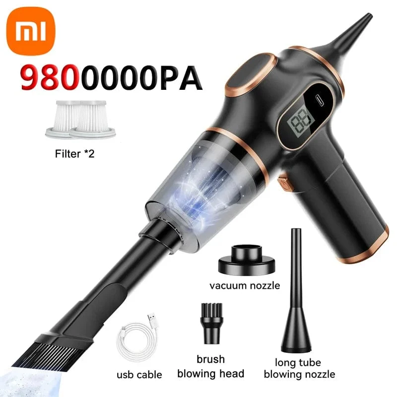 Xiaomi Autostaubsauger Hochleistungs-Staubsauger mit starker Saugkraft Tiefenreinigung Handstaubsauger Trocken- und Nassstaubsauger für Zuhause