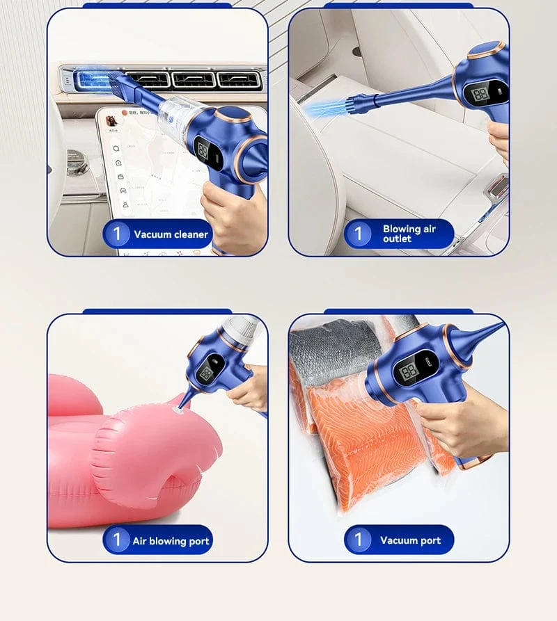 Xiaomi Autostaubsauger Hochleistungs-Staubsauger mit starker Saugkraft Tiefenreinigung Handstaubsauger Trocken- und Nassstaubsauger für Zuhause