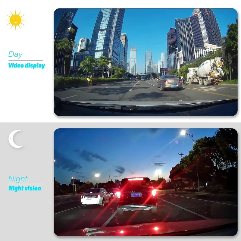 Auto DVR 2 Kameras 4.0 Zoll Dash Cam Auto Video Recorder Auto Registrator Dvrs Dash Cam mit Dual Möglichkeiten Kameras auto zubehör