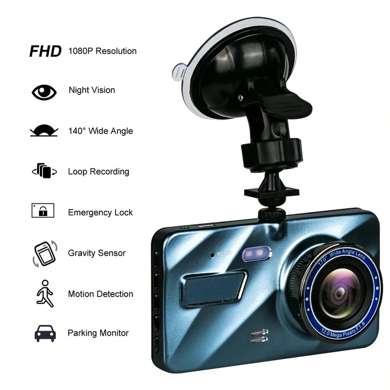 Auto DVR 2 Kameras 4.0 Zoll Dash Cam Auto Video Recorder Auto Registrator Dvrs Dash Cam mit Dual Möglichkeiten Kameras auto zubehör