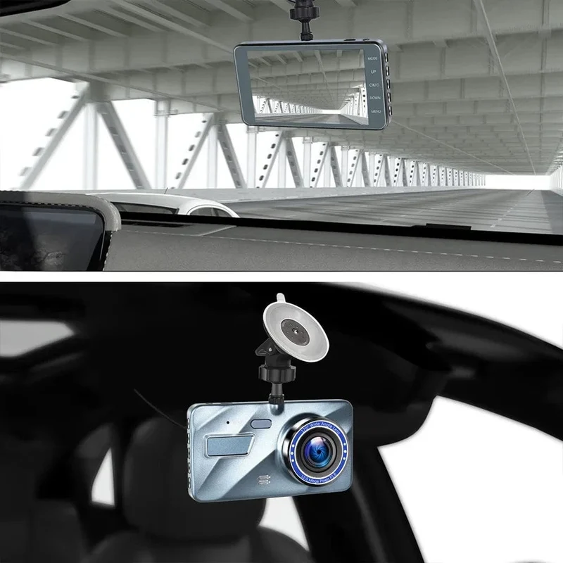 Auto DVR 2 Kameras 4.0 Zoll Dash Cam Auto Video Recorder Auto Registrator Dvrs Dash Cam mit Dual Möglichkeiten Kameras auto zubehör