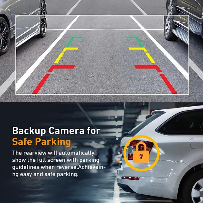 3-Kanal-Dashcam für Autos, Kamera, Black Box, 1080P, Videorecorder, Rückfahrkamera für Fahrzeug, Auto-DVR, Autozubehör