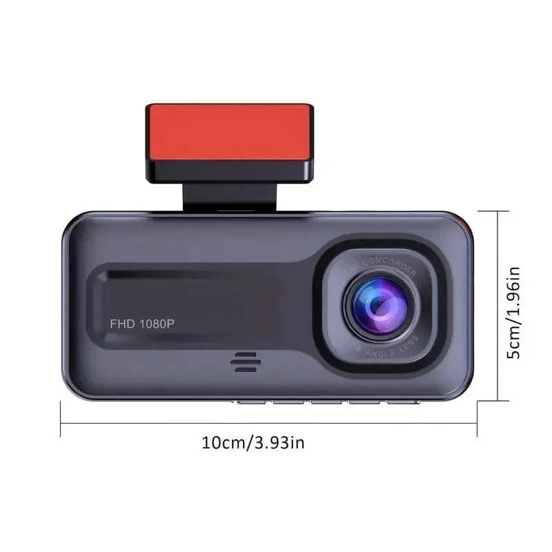 3-Kanal-Dashcam für Autos, Kamera, Black Box, 1080P, Videorecorder, Rückfahrkamera für Fahrzeug, Auto-DVR, Autozubehör