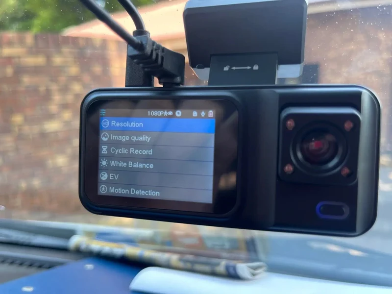3-Kanal-Dashcam für Autos, Kamera, Black Box, 1080P, Videorecorder, Rückfahrkamera für Fahrzeug, Auto-DVR, Autozubehör