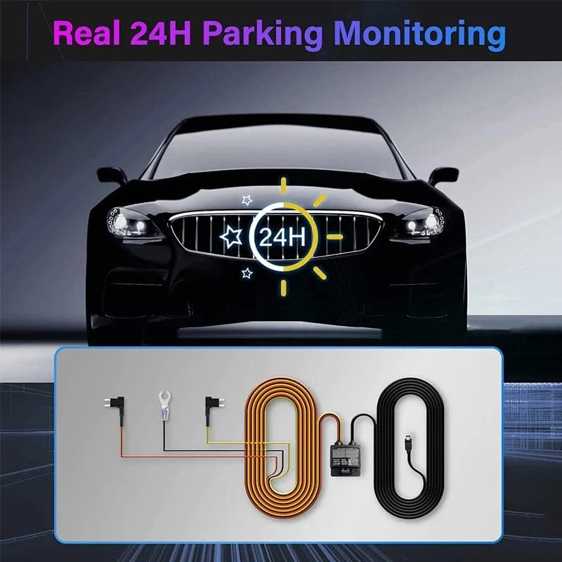 3-Kanal-Dashcam für Autos, Kamera, Black Box, 1080P, Videorecorder, Rückfahrkamera für Fahrzeug, Auto-DVR, Autozubehör