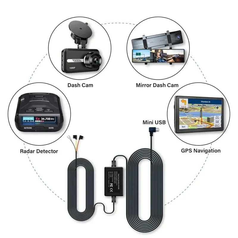 3-Kanal-Dashcam für Autos, Kamera, Black Box, 1080P, Videorecorder, Rückfahrkamera für Fahrzeug, Auto-DVR, Autozubehör