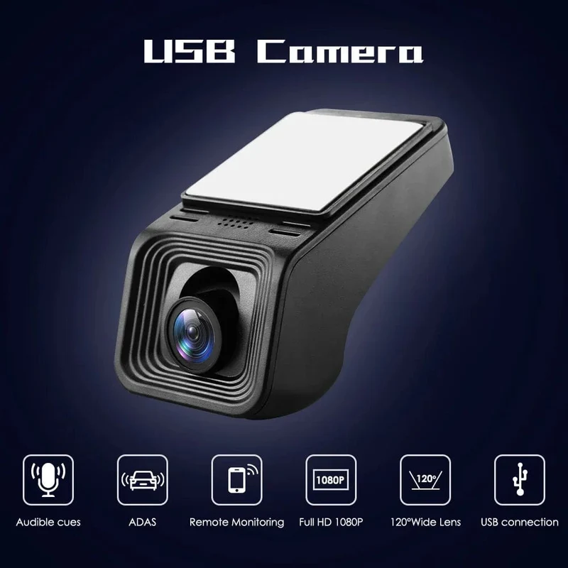 Für Android Multimedia Player ADAS GPS Kamera Auto DVR HD 1080P USB Front Kamera Digital Auto Video Recorder Nacht vision