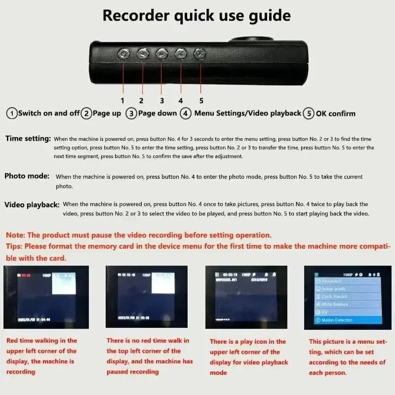 3-Kanal-Auto-DVR, HD 1080P, 3-Objektiv, Fahrzeug-Dashcam, Drei-Wege-Kamera, DVR-Recorder, Videoregistrator, Dashcam-Camcorder