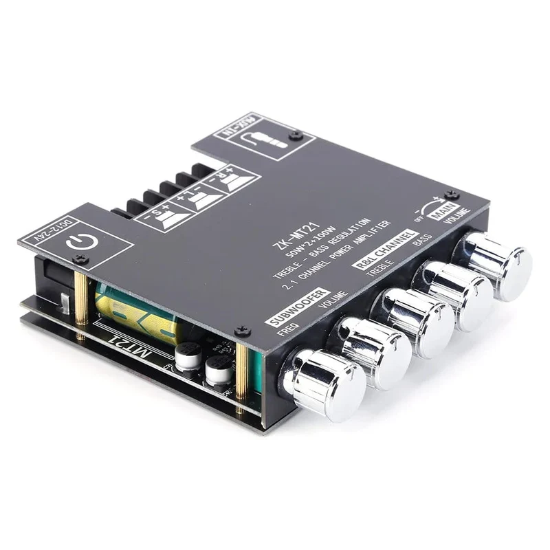 ZK-MT/TB21 2x50W + 100W 2.1-Kanal BT5.0 AUX Digital Sound Verstärker mit Bluetooth Audio Verstärker Board für Unterhaltungselektronik
