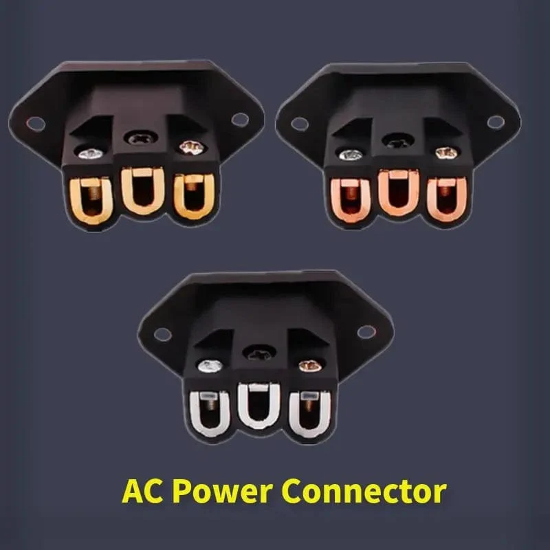 3-poliger Netzstecker, Audio-Stecker, IEC-Eingangsbuchse, Verbraucherelektronik, DIY, HIFI-Verstärker, elektrische Schnittstelle, Plattenmontage