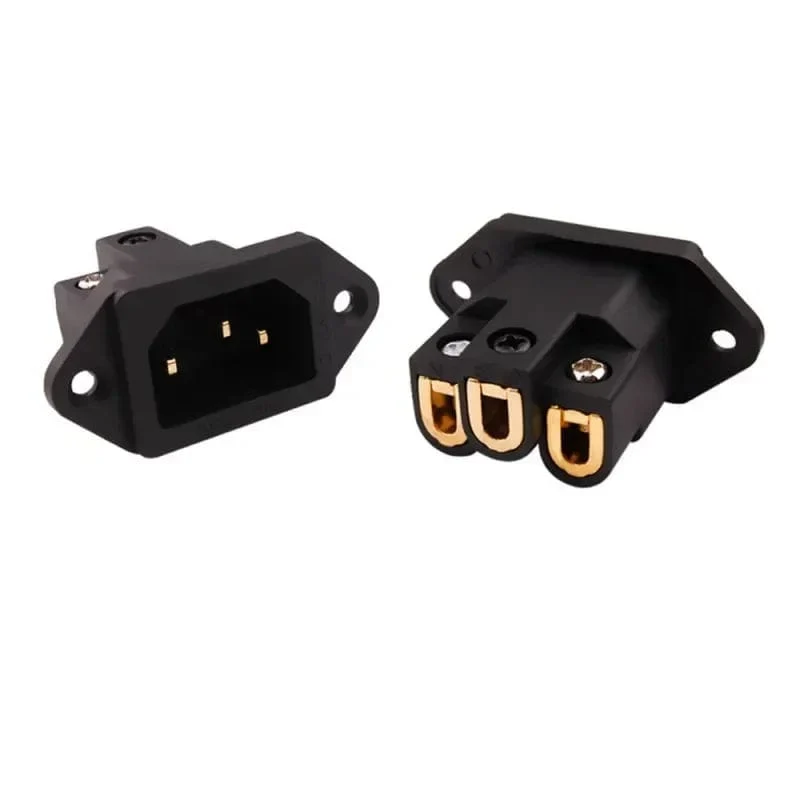 3-poliger Netzstecker, Audio-Stecker, IEC-Eingangsbuchse, Verbraucherelektronik, DIY, HIFI-Verstärker, elektrische Schnittstelle, Plattenmontage