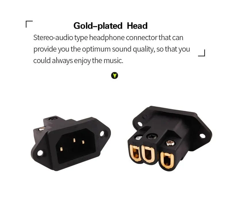 3-poliger Netzstecker, Audio-Stecker, IEC-Eingangsbuchse, Verbraucherelektronik, DIY, HIFI-Verstärker, elektrische Schnittstelle, Plattenmontage