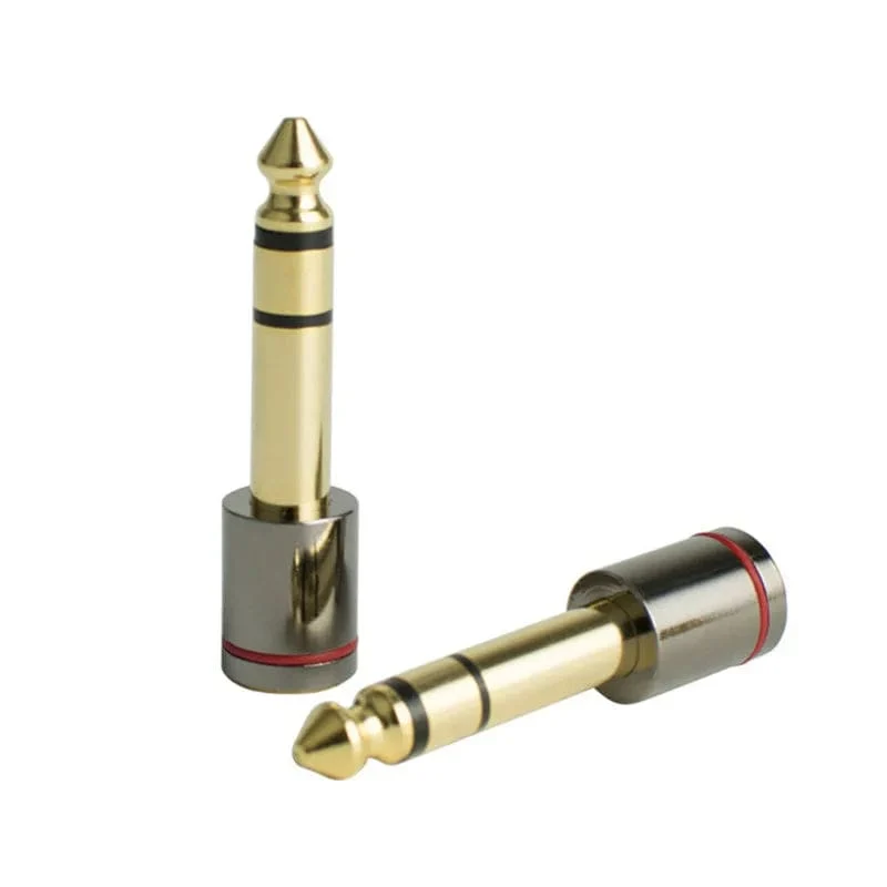Audio-Adapter 6.5 mm auf 3.5-Buchse, 1/4 Zoll Stecker, 1/8 Zoll Buchse, Kopfhörerstecker-Konverter für Mikrofonverstärker, Unterhaltungselektronik