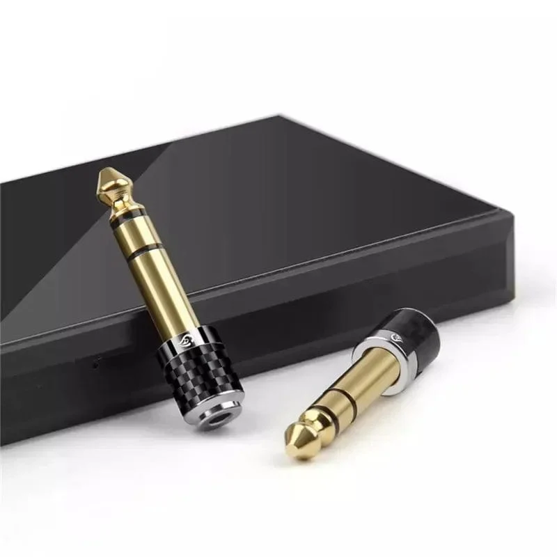 3.5 zu 6.35 Adapter Audio Konverter 1/4 "1/8" Männlich Weiblich Anschlüsse 6.5mm zu 3.5mm Jack Kopfhörer Verbraucher Elektronik