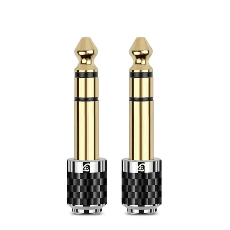 3.5 zu 6.35 Adapter Audio Konverter 1/4 "1/8" Männlich Weiblich Anschlüsse 6.5mm zu 3.5mm Jack Kopfhörer Verbraucher Elektronik
