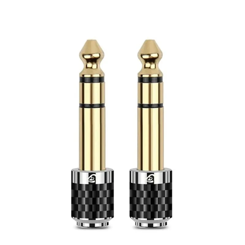3.5 zu 6.35 Adapter Audio Konverter 1/4 "1/8" Männlich Weiblich Anschlüsse 6.5mm zu 3.5mm Jack Kopfhörer Verbraucher Elektronik