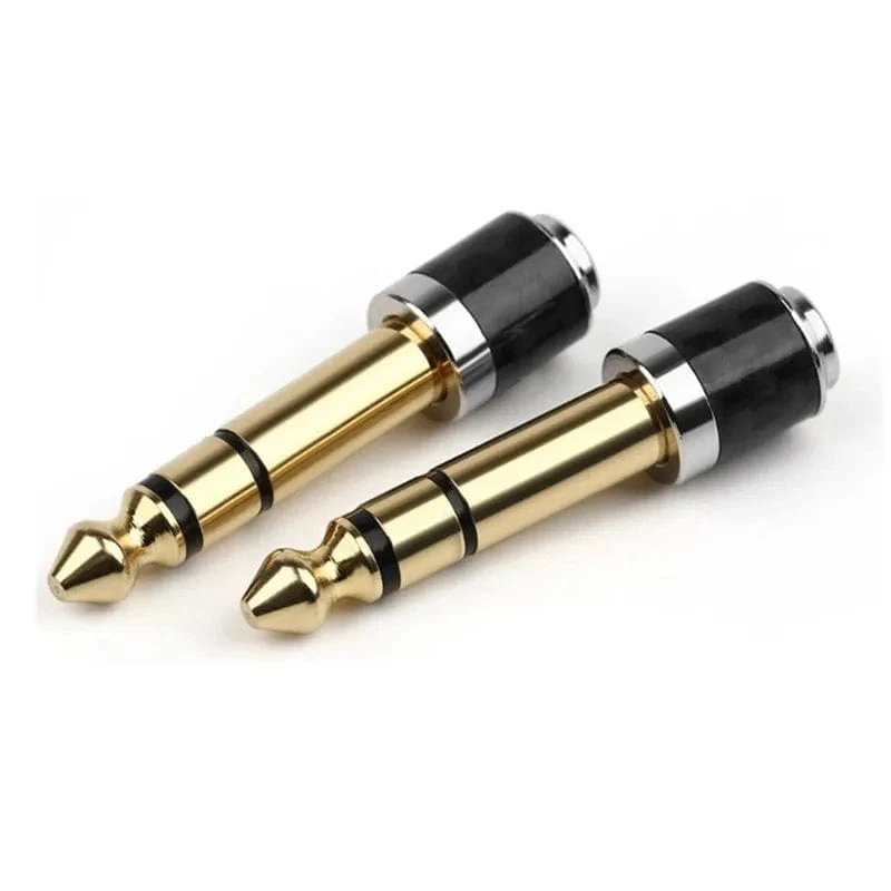3.5 zu 6.35 Adapter Audio Konverter 1/4 "1/8" Männlich Weiblich Anschlüsse 6.5mm zu 3.5mm Jack Kopfhörer Verbraucher Elektronik